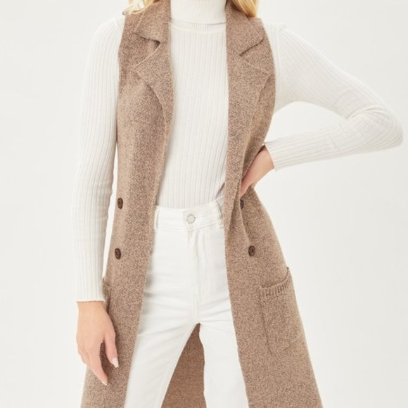 Light Knit Cardigan Vest NWT - Picture 1 of 5